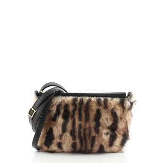 Celine Crossbody Bag Printed Fur Mini