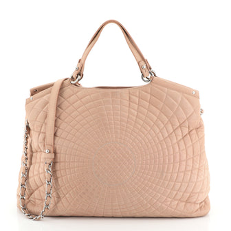 Chanel Spiral Sea Hit Tote Quilted Iridescent Calfskin Large