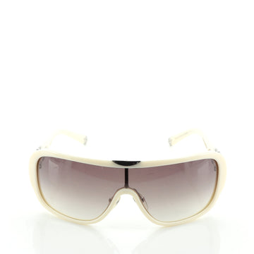 Louis Vuitton Iris Mask Shield Sunglasses Acetate with Embellished Detail