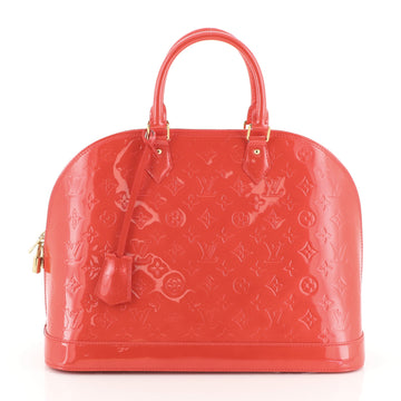 Louis Vuitton Alma Handbag Monogram Vernis GM