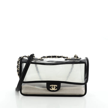 Chanel Sand By The Sea Flap Bag PVC with Lambskin Medium