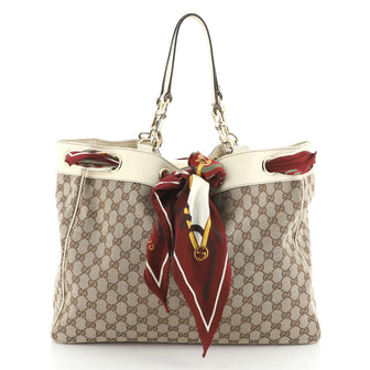 Gucci Positano Tote GG Canvas Large