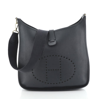 Hermes Evelyne Crossbody Gen I Courchevel PM
