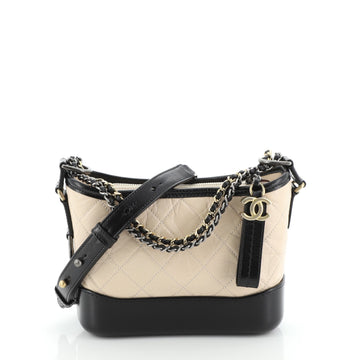 Chanel Gabrielle Hobo Quilted Aged Calfskin Small