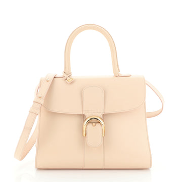 Delvaux Brillant Top Handle Bag Leather MM