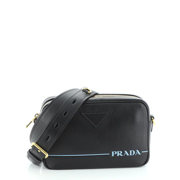 Prada Logo Camera Bag City Calf Medium