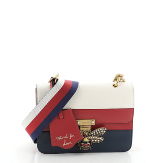 Gucci Queen Margaret Flap Bag Colorblock Leather Medium
