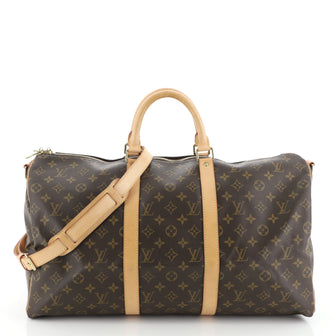 Louis Vuitton Keepall Bandouliere Bag Monogram Canvas 50