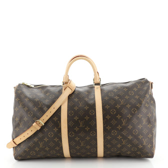 Louis Vuitton Keepall Bandouliere Bag Monogram Canvas 55