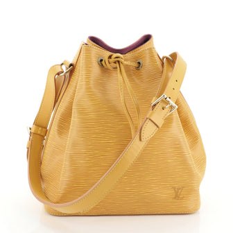 Louis Vuitton Petit Noe Handbag Epi Leather