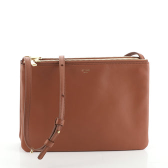 Celine Trio Crossbody Bag Leather Large