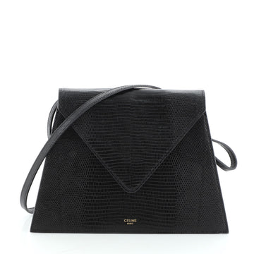 Celine Triangle Pochette Lizard