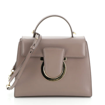 Salvatore Ferragamo Thalia Top Handle Bag Leather