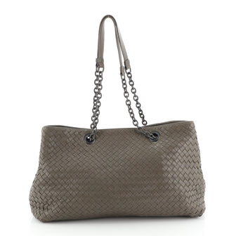 Bottega Veneta Double Chain Tote Intrecciato Nappa Large