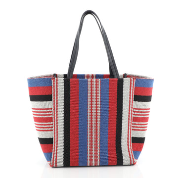 Celine Phantom Cabas Tote Woven Cotton Small