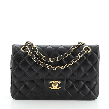 Chanel Classic Double Flap Bag Quilted Lambskin Small