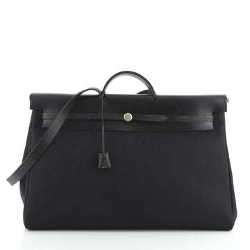 Hermes Herbag Cabine Toile and Leather