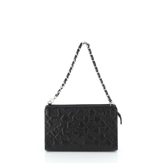 Chanel Lucky Symbols Pochette Embossed Quilted Lambskin Small