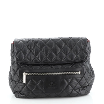 Chanel Coco Cocoon Flap Backpack Quilted Lambskin