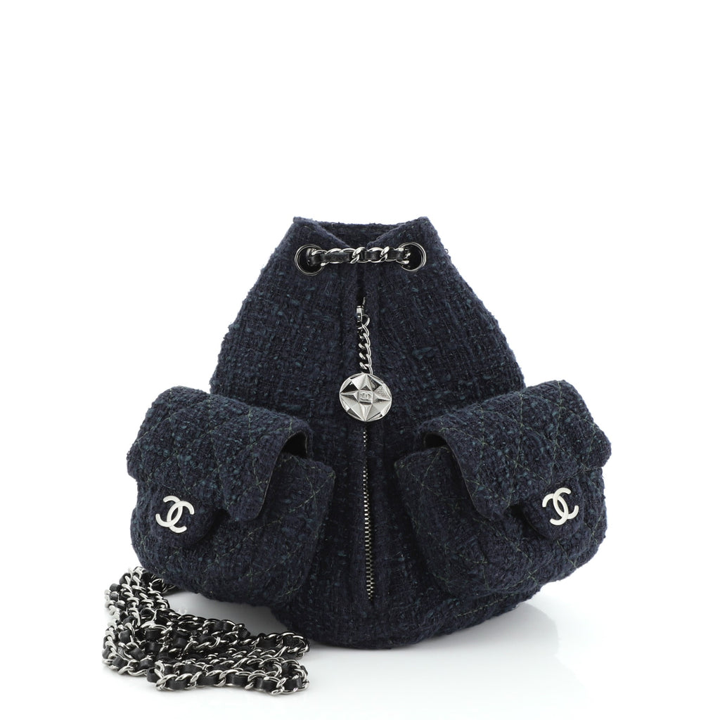 Chanel Backpack Is Back Tweed Mini 55588