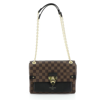 Louis Vuitton Vavin Handbag Damier with Leather PM