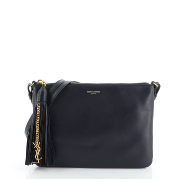Saint Laurent Teen Monogram Crossbody Bag Leather