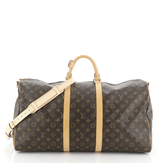 Louis Vuitton Keepall Bandouliere Bag Monogram Canvas 55