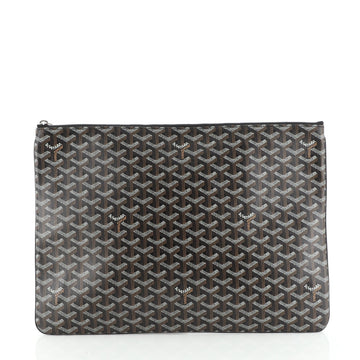 Goyard Senat Zip Pouch Coated Canvas GM