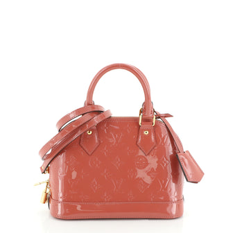 Alma Handbag Monogram Vernis BB