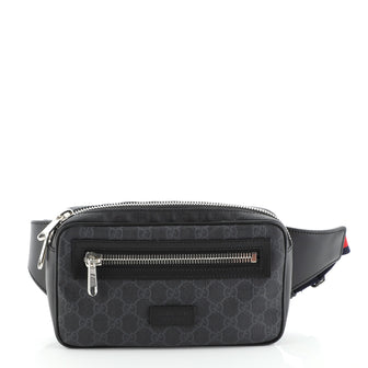 Gucci Web Strap Sling Bag GG Coated Canvas Small