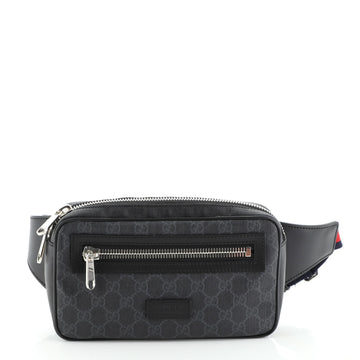 Gucci Web Strap Sling Bag GG Coated Canvas Small