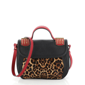 Christian Louboutin Dompteuse Messenger Bag Pony Hair and Leather
