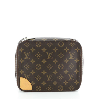 Louis Vuitton Accessories Pouch Horizon Monogram Brown in Canvas with  Silver-tone - US