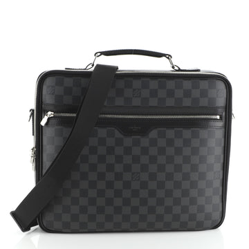 Louis Vuitton Steeve Briefcase Damier Graphite