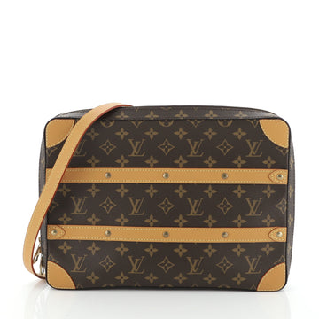 Louis Vuitton Soft Trunk Messenger Bag Monogram Canvas MM