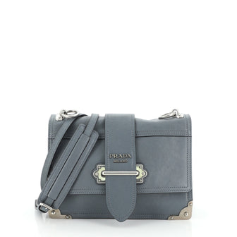 Prada Cahier Crossbody Bag City Calf and Saffiano Small