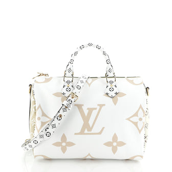 Louis Vuitton Speedy Bandouliere Bag Limited Edition Colored Monogram Giant 30