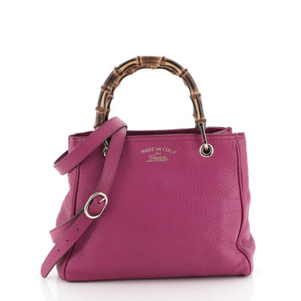 Gucci Bamboo Shopper Tote Leather Small