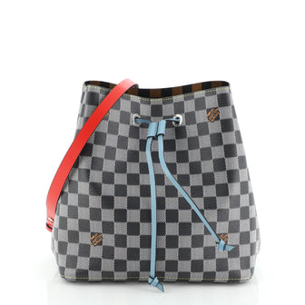 Louis Vuitton NeoNoe Handbag Limited Edition Colored Damier MM