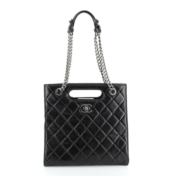 Chanel Boy Shopper Quilted Glazed Calfskin Small