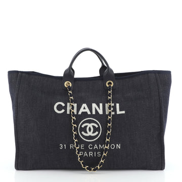 Chanel Deauville Tote Denim XL