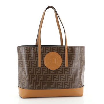 Fendi FF Shopping Tote Zucca Coated Canvas Medium