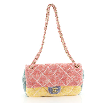 Chanel Ultimate Stitch Flap Bag Multicolor Quilted Jersey Medium