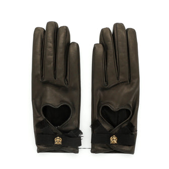 Gucci Feline Heart Gloves Leather