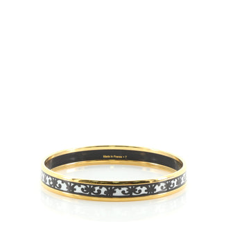 Hermes Bangle Printed Enamel PM