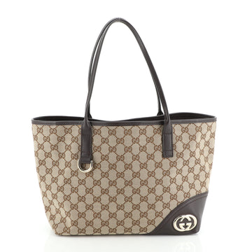 Gucci New Britt Tote GG Canvas Medium