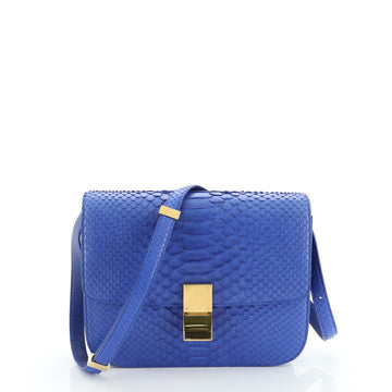 Celine Classic Box Bag Python Medium