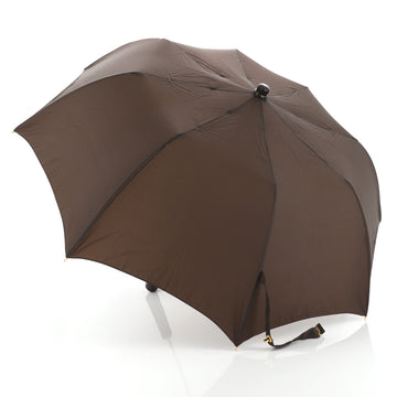 Chanel Vintage Umbrella with Case Nylon and Quilted Leather Compact