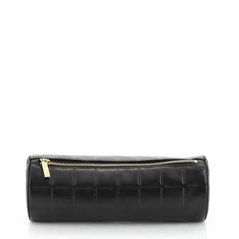 Chanel Chocolate Bar Cosmetic Pouch Quilted Lambskin Medium