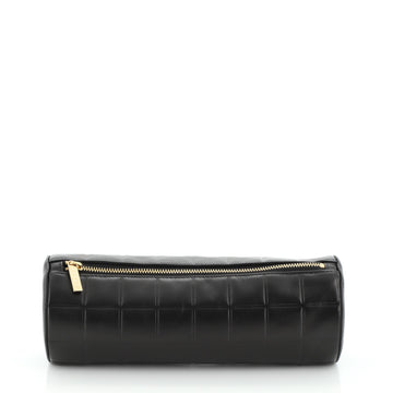 Chanel Chocolate Bar Cosmetic Pouch Quilted Lambskin Medium